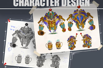 design characters for games and animation