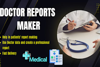 do medical case reports with doctor data