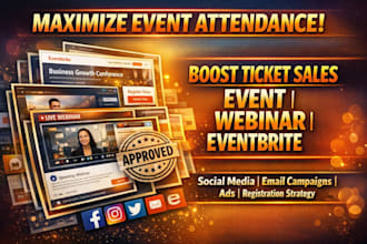 promote your event, webinar and eventbrite listing to boost event ticket sales