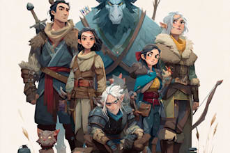 draw your dnd party
