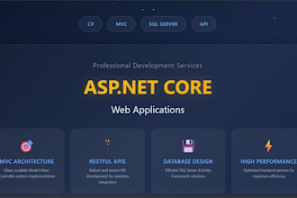 develop asp net core web applications using c sharp