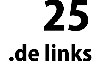 create 25 links on German sites for you