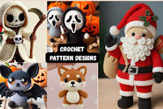 write step by step christmas amigurumi pdf crochet pattern video tutorial