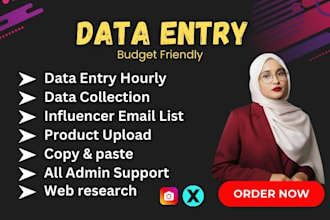 do be your virtual assistant for data entry, CRM data entry