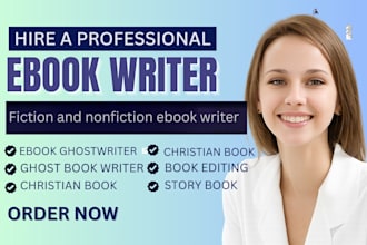 ebook ghostwriter ebook writer non fiction ghostwriter KDP ghostwriter
