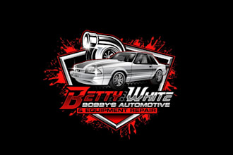 create awesome and gorgeous automotive repair logo design