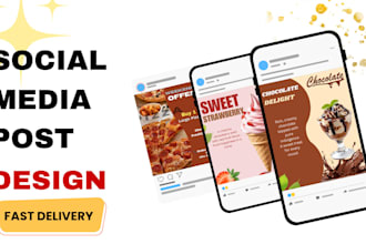 design professional social media posts