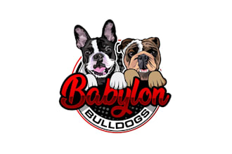 create creative and good looking bulldog logo design