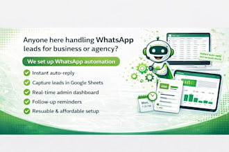 set up whatsapp and CRM automation for your business
