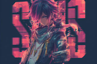 do logo designer anime, fantasy