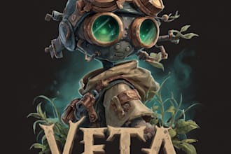 draw fantasy sci fi illustrations for rpg characters
