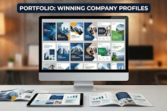 design professional company or corporate profile