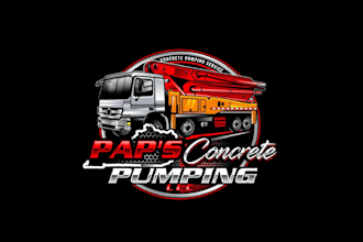create creative and good looking concrete logo design