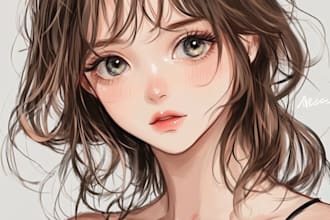 draw a anime character