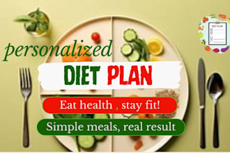 create a personalized diet plan for weight loss and healthy living