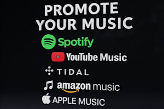 promote your spotify music youtube music tidal music amazon music apple seo