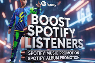 spotify music promotion to boost spotify listeners spotify album promotion