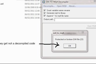 decompile forex ea unlock ea file recompile ea give source code