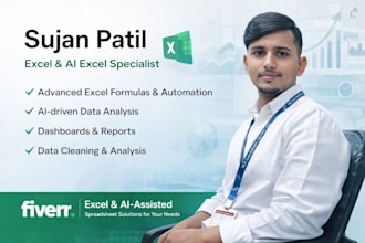 advanced excel data analysis,formulas and ai excel solutions