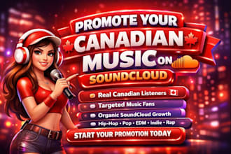 promote your canadian music playlist soundcloud promotion canadian  marketing