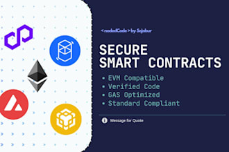 create smart contracts and custom erc20 tokens