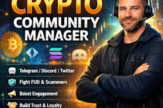 be your crypto community manager
