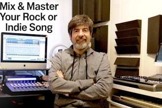 mix and master your rock or indie song professionally