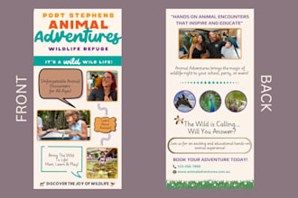 design a print ready flyer or brochure
