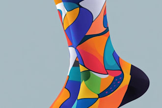 design custom and unique socks design