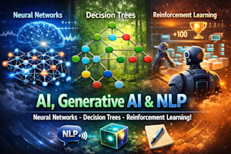 neural networks, decision trees and reinforcement learning ai generative ai nlp