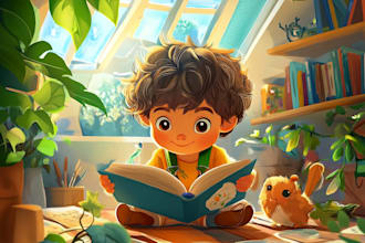 children book illustration and children book illustration