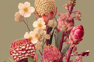 draw a botanical illustration