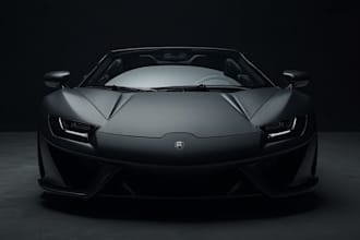 make amazing vector car portrait form your cars
