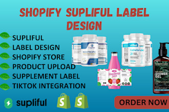 do supliful label design, label design, winning product and product upload