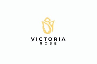 design a minimalist, luxury initial letter logo for your brand