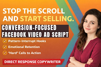 write facebook ad scripts that stop the scroll and sell