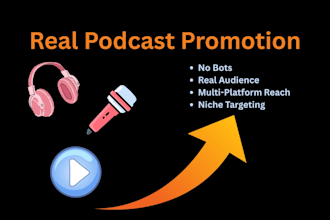 promote your podcast with organic audience growth