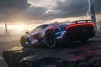 creative custom car wrap, van wrap, truck wrap