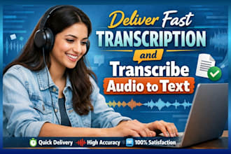deliver fast transcription and transcribe audio to text