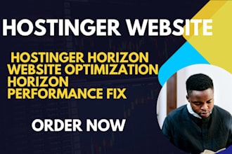 hostinger horizon website optimization horizon performance fix