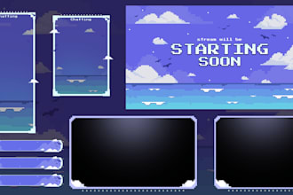 design amazing overlay for your stream
