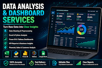 be your expert data analyst using excel, power bi and python