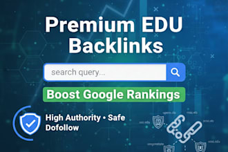create premium google indexed education backlinks