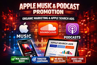 do apple promotion apple search ads app soundclouid ratings podcast music promo