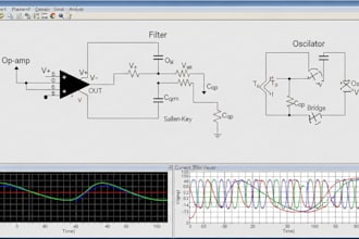 ltspice simulation for op amp, filters, and oscillators