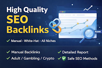 build manual SEO backlinks for higher authority