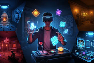 develop a VR puzzle adventure game for immersive gameplay