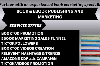 promote your book with booktok tiktok campaigns and amazon KDP ads