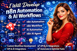 develop n8n automation n8n workflow ai automation n8n ai agent