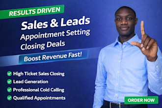 commission based sales closer sales representative high ticket sales person sdr